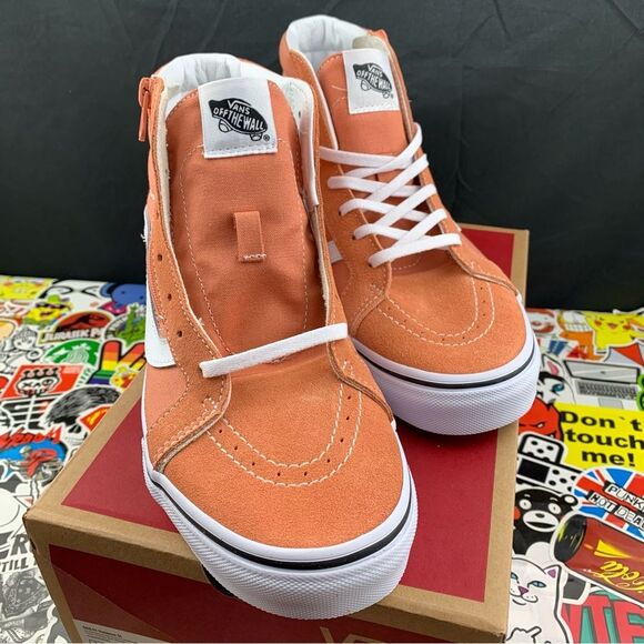 Vans Sk8-Hi Reissue SI Burnt Orange Women's Various Sizes - Picture 6 of 12